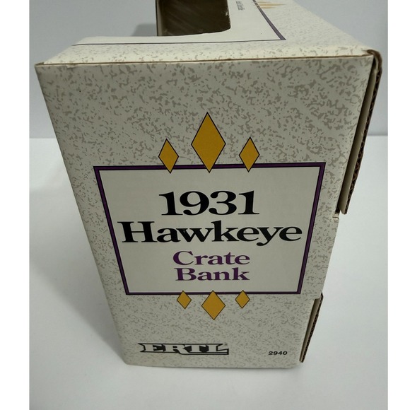 Vintage ERTL Budweiser 1931 Hawkeye Crate Bank Diecast Metal Truck 1/34 Boxed - Picture 5 of 6